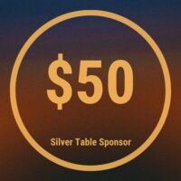 Silver Table Sponsor- $50